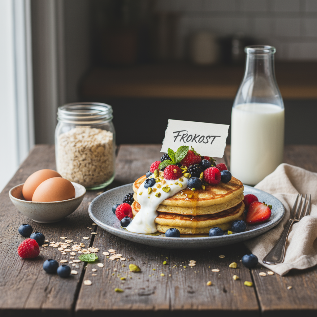 Norsk Proteinpannekake med Bær