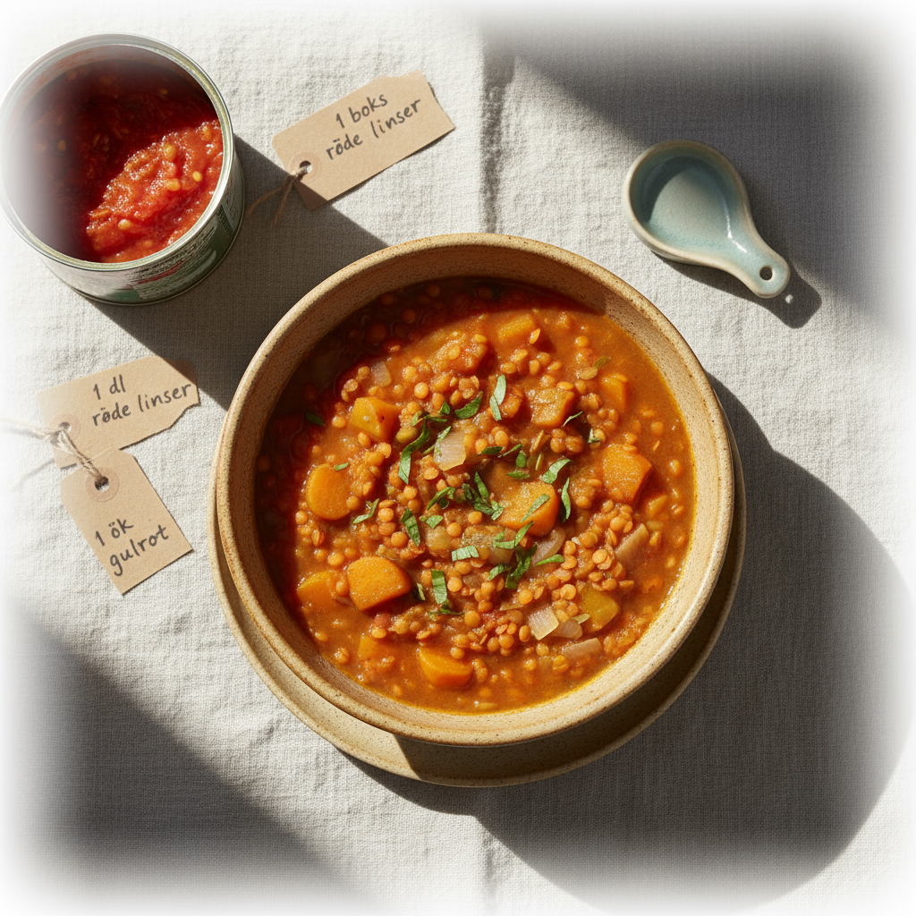 Lentil vegetable stew