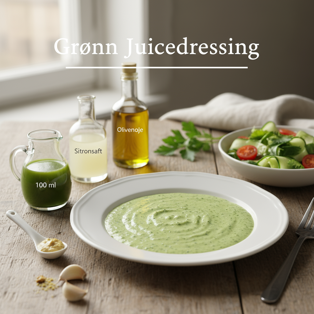 Grønn Juicedressing til Salater