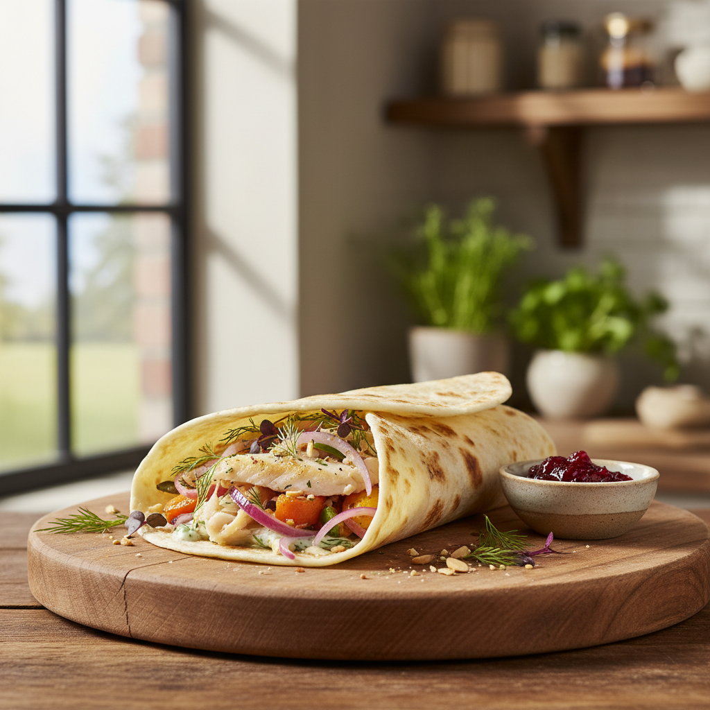 Modernisert Lutefisk Wrap