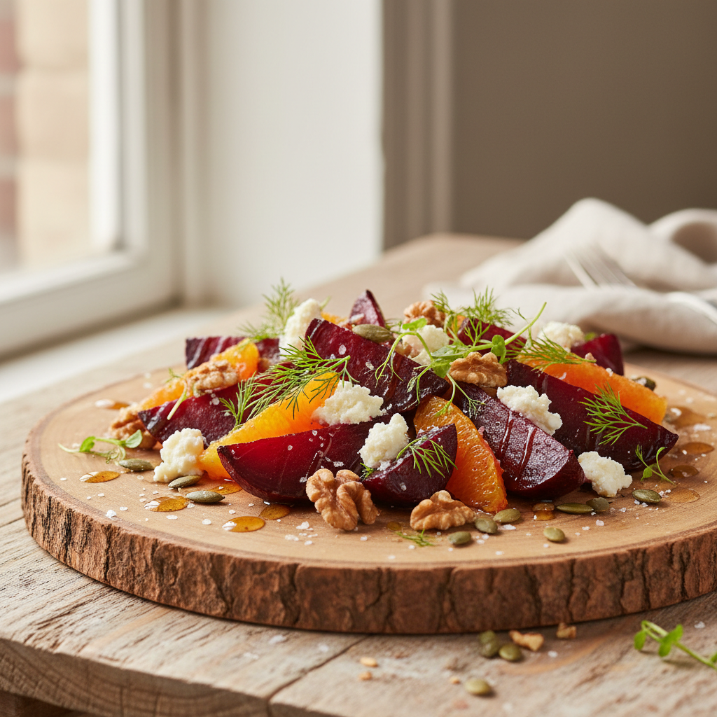 Ovnsbakt Rødbet Salat