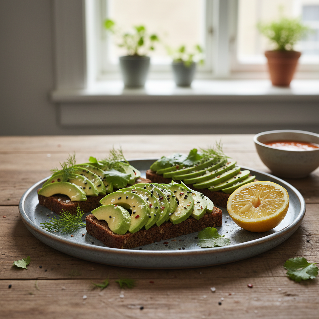 Rugbrød med Avokado
